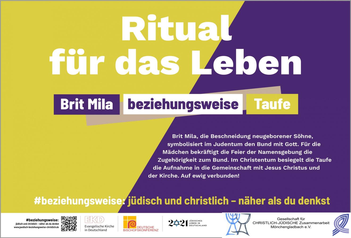 Brit Mila beziehungsweise Taufe (c) EKD - Deutsche Bischofskonferenz
