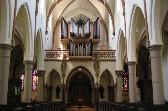 St. Maria Rosenkranz Eicken, Orgelempore