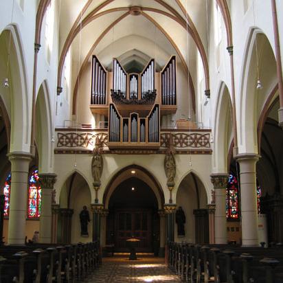 St. Maria Rosenkranz Eicken, Orgelempore
