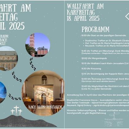 Wallfahrt am Karfreitag 2025
