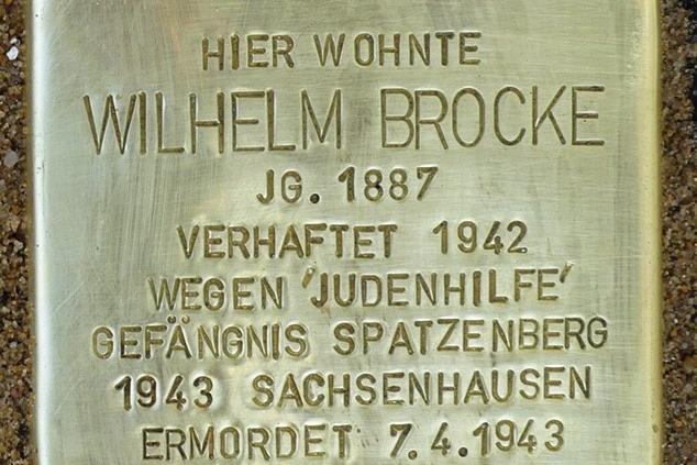 Stolperstein Brocke Wilhelm