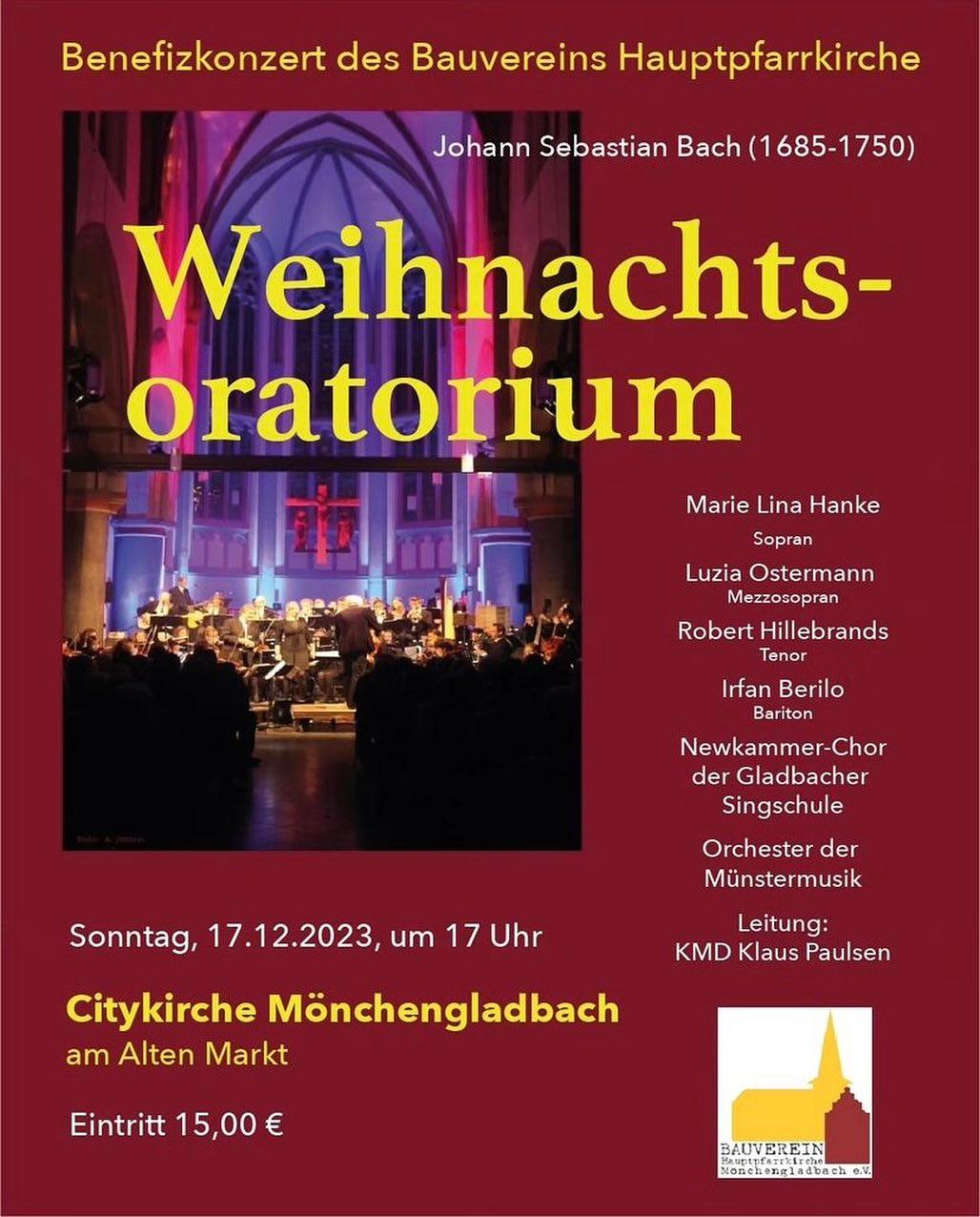 J.S.Bach, Weihnachtsoratorium mit dem Newkammer-Chor (c) Bauverein Hauptpfarrkirche e.V.